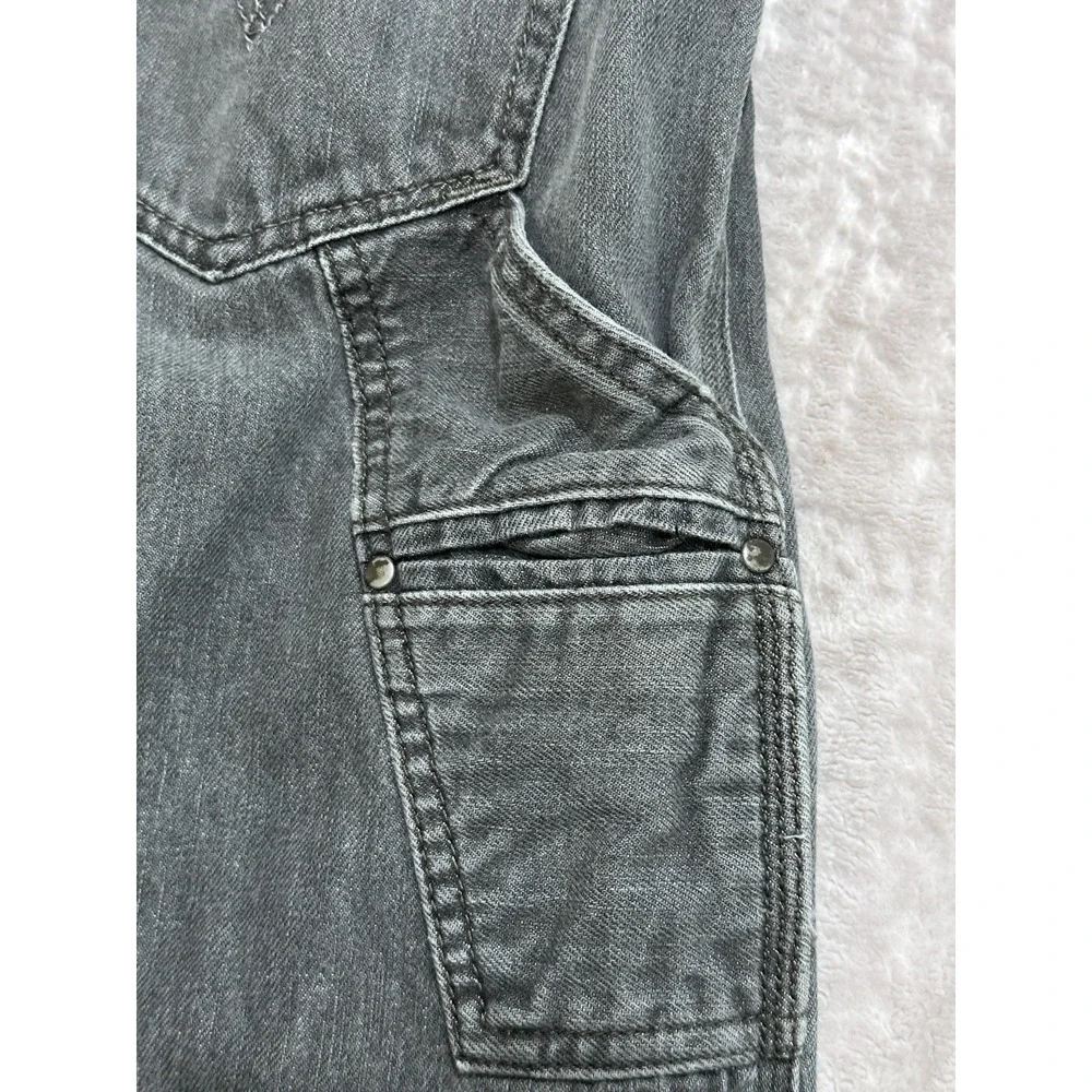 Levis 514 Jeans Mens 34x30 Gray Regular Fit Straight Utility Pockets Gorpcore